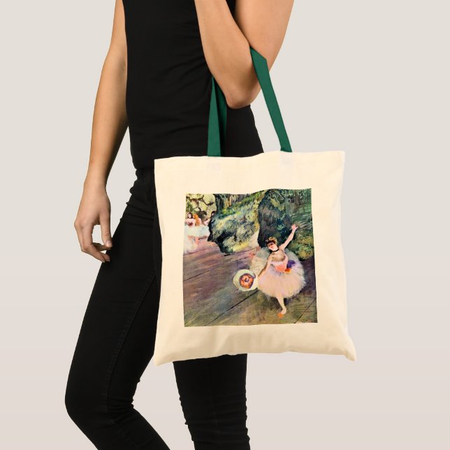 Dancer with a Bouquet of Flowers by Edgar Degas Tote Bag (Front (Product))