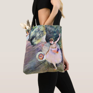 Dancer with a Bouquet of Flowers by Edgar Degas Tote Bag