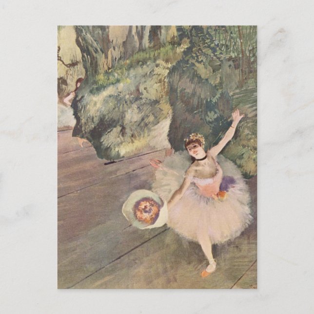Dancer with a Bouquet Postcard (Front)