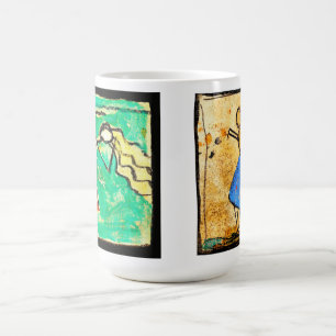 Dancer with blue skirt painting by Egon Schiele Coffee Mug