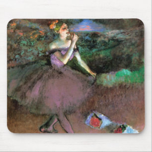 Dancer with Bouquets by Degas Mouse Mat