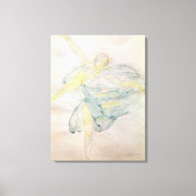 Dancer with Veils Canvas Print (Front)