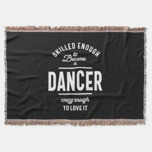 Dancer Work Job Title Gift Throw Blanket
