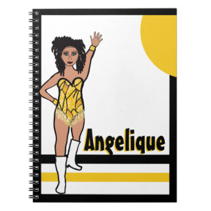 Dancer Yellow Fringe Notebook #2