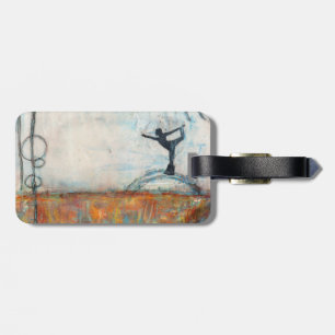 Dancer Yoga Girl Luggage Tag