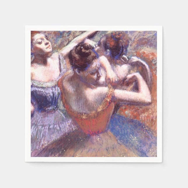 Dancers 1899 Edgar Degas    Napkin (Front)