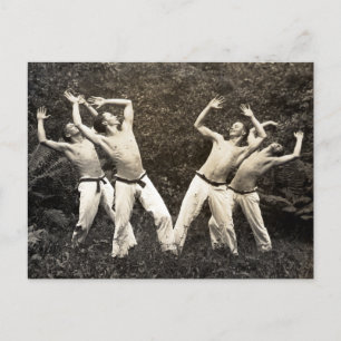 Dancers, 1930s, postcard