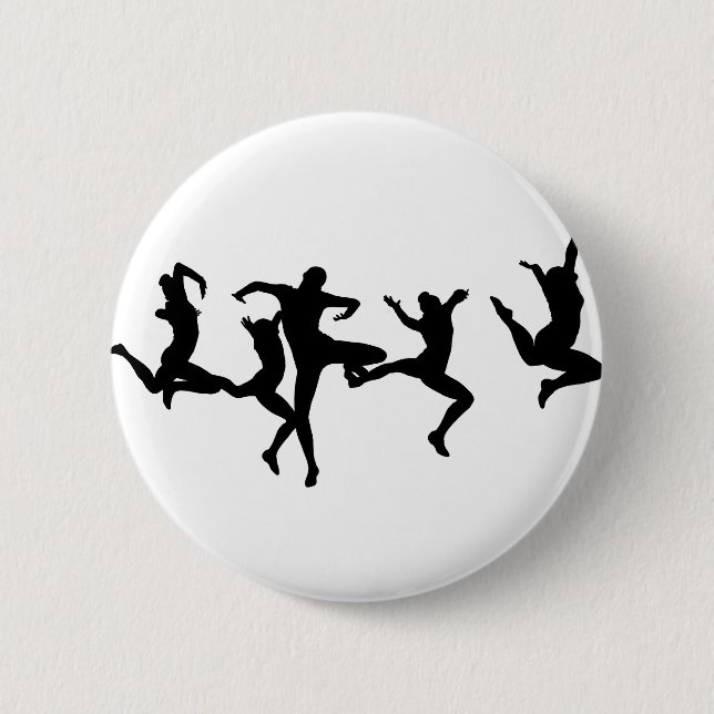 DANCERS 6 CM ROUND BADGE (Front)