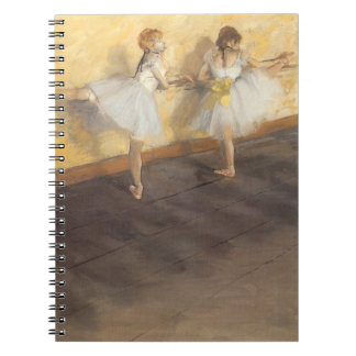 Dancers at the Bar by Edgar Degas, Vintage Ballet Notebook