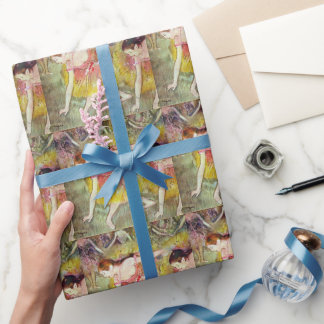 Dancers Bending Down by Edgar Degas, Ballet Art Wrapping Paper