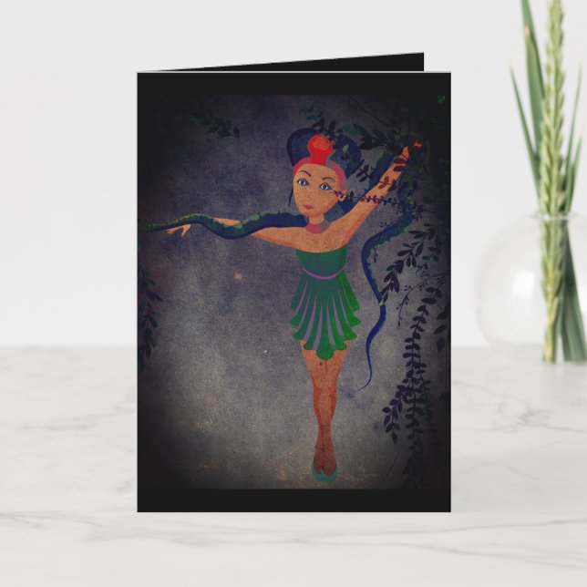 DANCER'S BIRTHDAY CARD (Front)