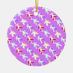 Dancers Ceramic Tree Decoration