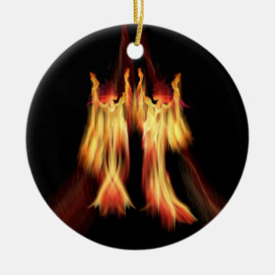 Dancers Ceramic Tree Decoration