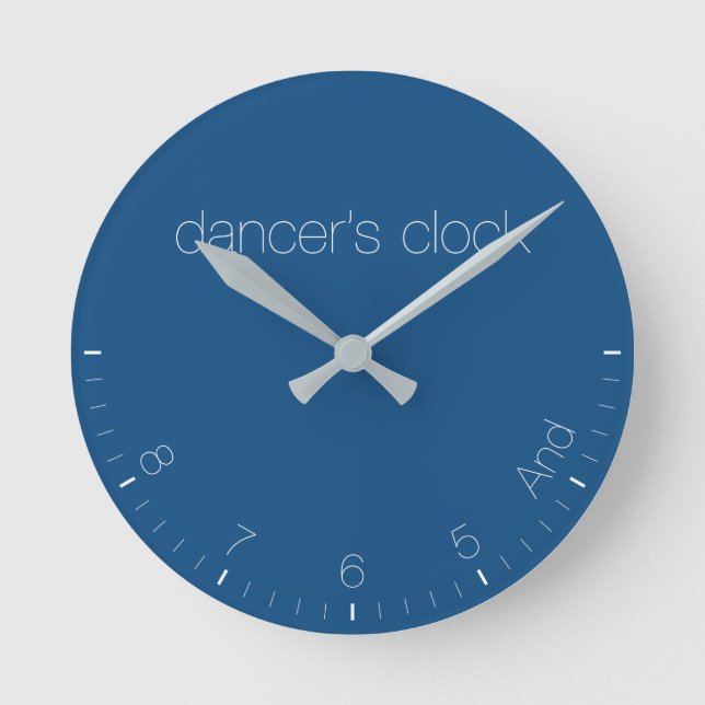 Dancer's Clock Classic Blue (Front)