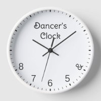 Dancer's Clock - Funny Dance Humour 5, 6, 7, 8