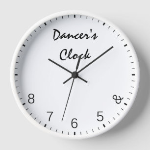 Dancers Clock - Funny Dancing Dance Humor 5678