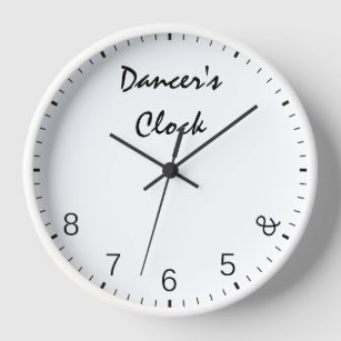 Dancers Clock - Funny Dancing Dance Humour 5678