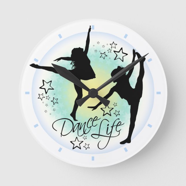 Dancer's, Dance Life Round Clock (Front)