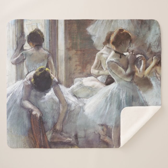 Dancers Edgar Degas  Sherpa Blanket (Front (Horizontal))