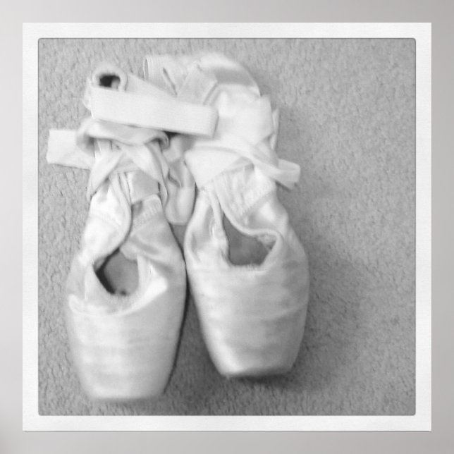 Dancers En Pointe Photograph Poster (Front)