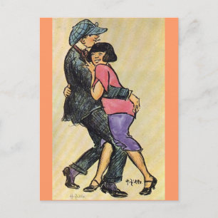Dancers - Heinrich Zille Postcard