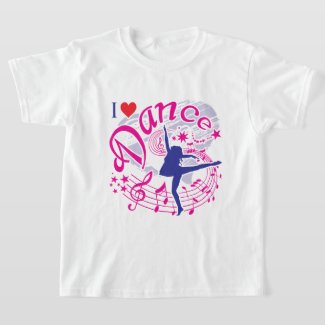 Dancer's, I Love Dance T-Shirt