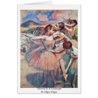 Dancers In A Landscape By Edgar Degas