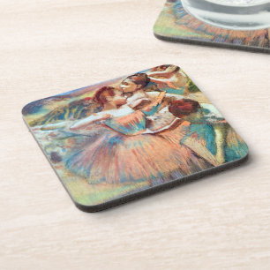Dancers in a Landscape by Edgar Degas Coaster