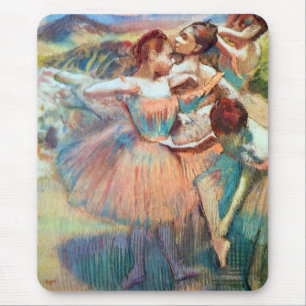 Dancers in a Landscape by Edgar Degas Mouse Mat