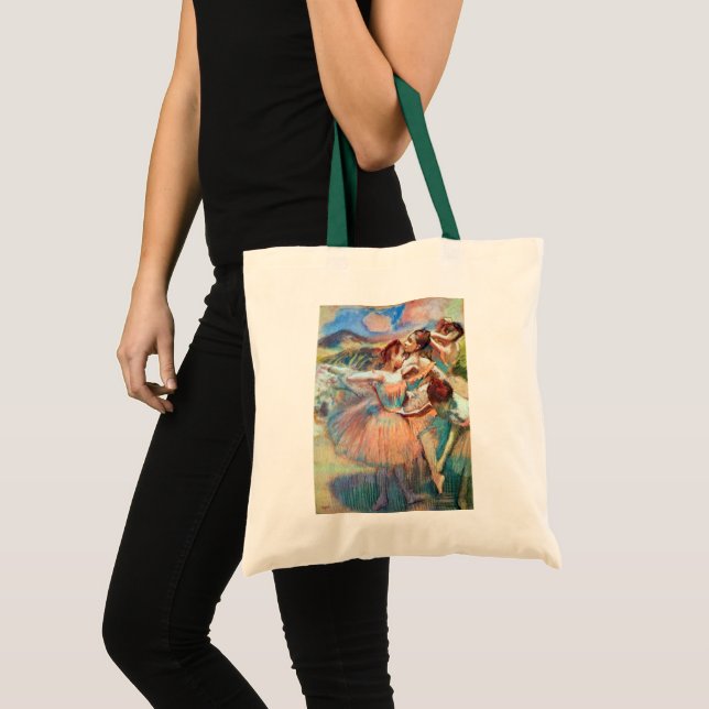 Dancers in a Landscape by Edgar Degas Tote Bag (Front (Product))