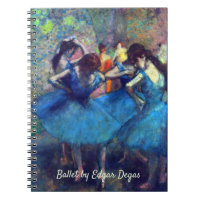 Dancers in Blue by Edgar Degas, Vintage Ballet Art