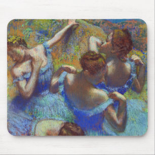 Dancers in Blue, Edgar Degas Mouse Mat