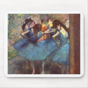 Dancers in Blue Mouse Mat