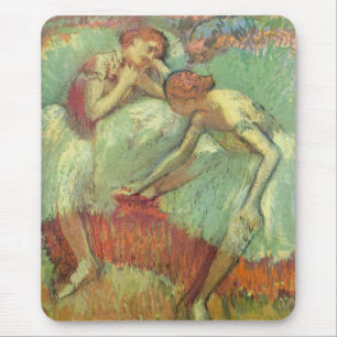 Dancers in Green by Edgar Degas, Vintage Ballet Mouse Mat