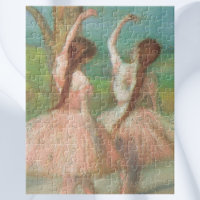Dancers in Pink by Edgar Degas, Vintage Ballet Art