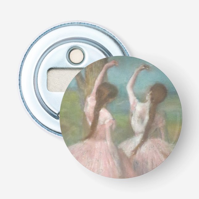 Dancers in Pink Edgar Degas Bottle Opener (Front)