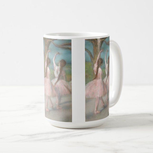 Dancers in Pink Edgar Degas Coffee Mug (Front Right)