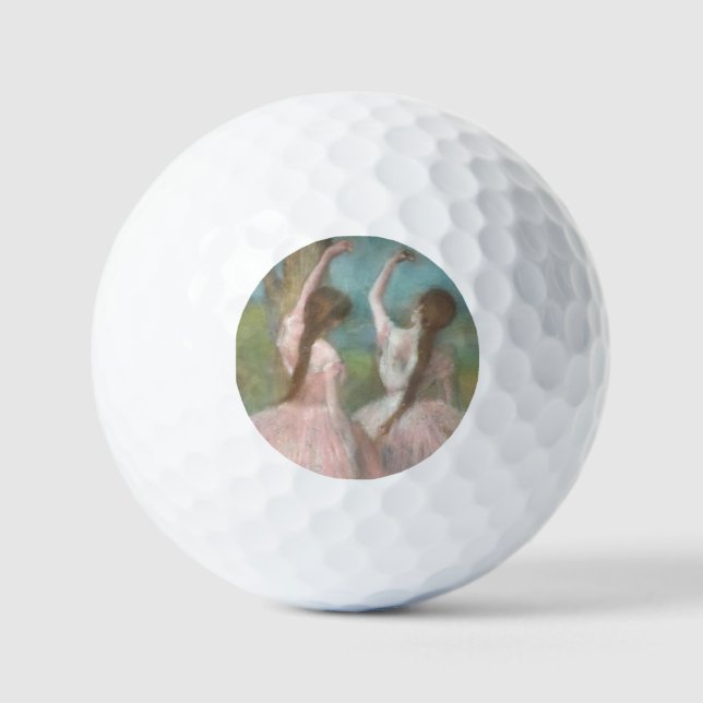 Dancers in Pink Edgar Degas Golf Balls (Front)