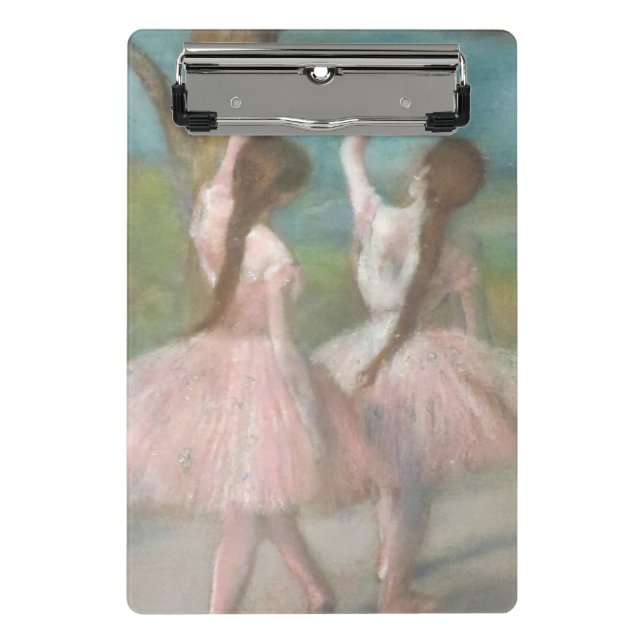 Dancers in Pink Edgar Degas Mini Clipboard (Front)