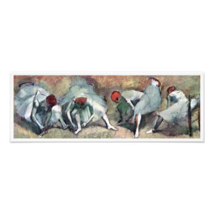 Dancers Lacing Their Shoes by Edgar Degas Photo Print