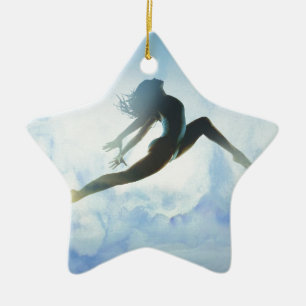Dancer's Leap Ceramic Tree Decoration