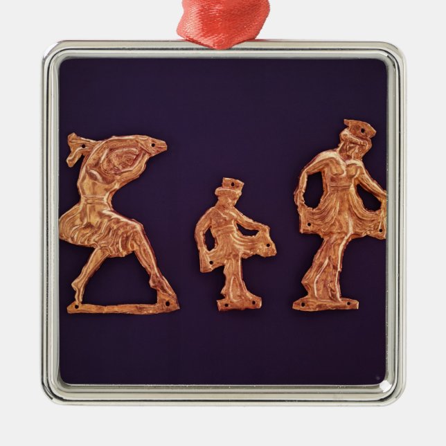 Dancers of goddess Demeter Metal Tree Decoration (Front)