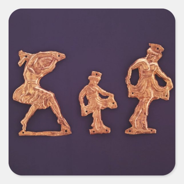 Dancers of goddess Demeter Square Sticker (Front)