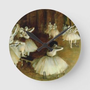 Dancers On Stage Art Clock