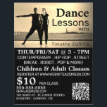 Dancers on Stage, Dance Lesson Advertising Flyer<br><div class="desc">Dancers on Stage,  Dance Lesson Advertising Flyers By The Business Card Store.</div>
