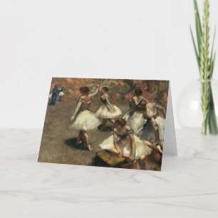 Dancers On the Stage - Edgar Degas - c1889 Card