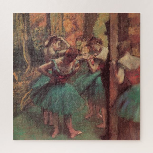 Dancers, Pink and Green by Edgar Degas Jigsaw Puzzle (Vertical)