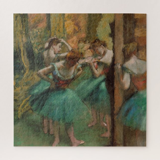 Dancers, Pink and Green Edgar Degas Jigsaw Puzzle (Vertical)
