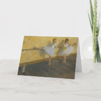 Dancers Practicing at the Barre - Edgar Degas 