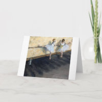 Dancers Practicing at the Barre, Edgar Degas